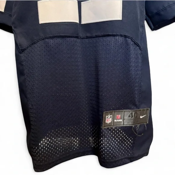 Men's Cole Beasley Dallas Cowboys Game Throwback Alternate Jersey - Navy Blue